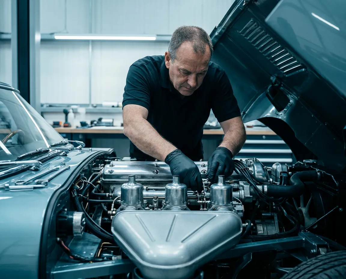 autoform-restaurierung-oldtimer-motor
